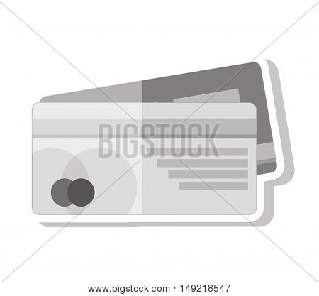 bank check isolated icon vector illustration design