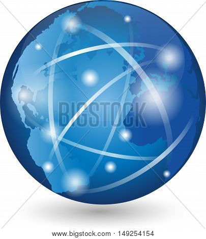 Earth, globe logo, globe, logo, sign, movement, business