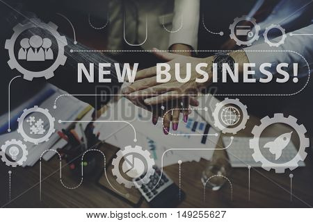 New Business Startup Graphics Concept