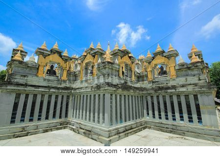 Phakung temple and sky, Roi-ed Province, in Thailand