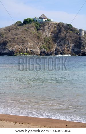 Prachtig strand in Mexico met de Oceaan