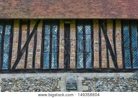 Saint Wandrille Rancon France - june 22 2016 : the Saint Wandrille abbey