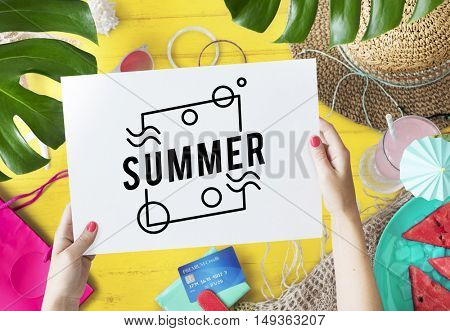Summer Vacation Fun Concept