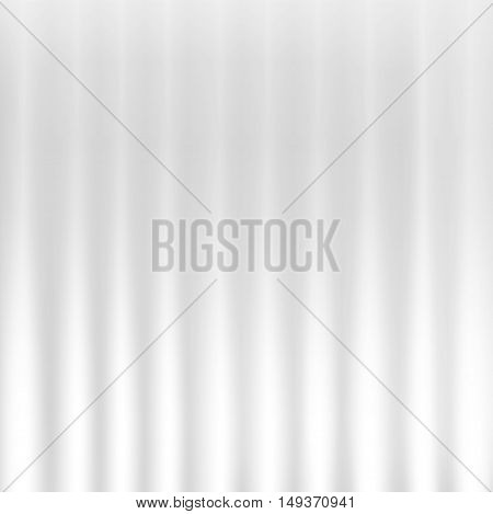 Tablecloth White Blur Stripped Background. Vector curtain cover