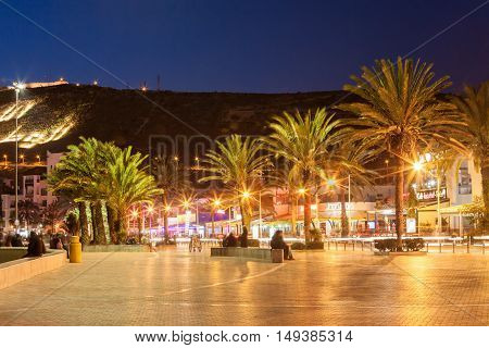 Agadir At Night