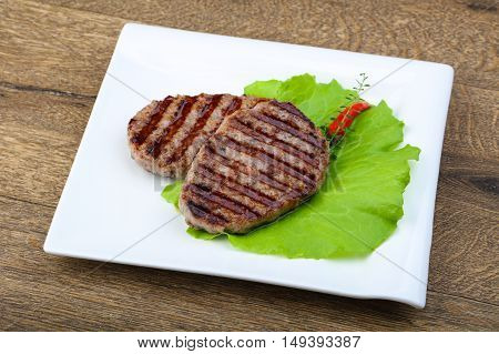 Grilled Burget Cutlet