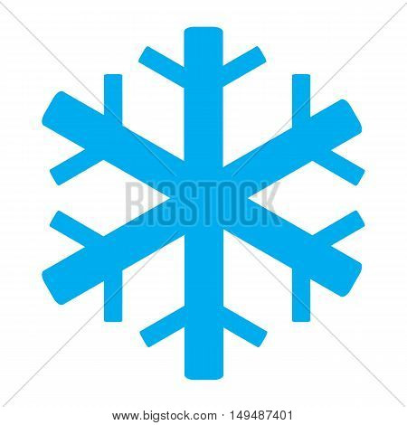 Air conditioning icon. Snowflake symbol. Flat icon on white background. Vector
