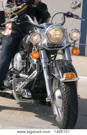 Främre delen av Motorbicycle