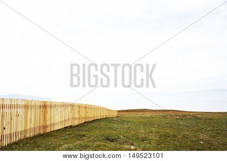 Siberian wooden architecture, Olkhon Island, Baikal Lake