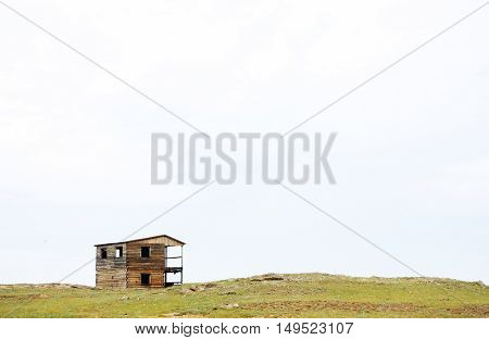 Siberian wooden architecture, Olkhon Island, Baikal Lake