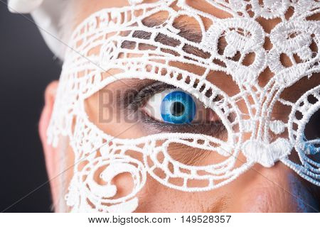 Blue Eye Behind The Mask