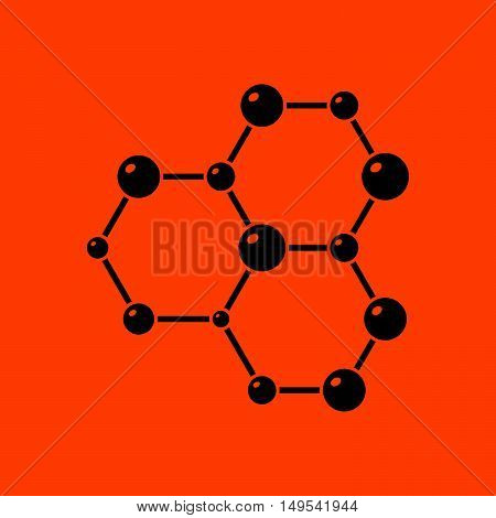 Icon Of Chemistry Hexa Connection Of Atoms