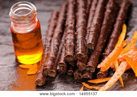 Chokolade Sticks med Orange
