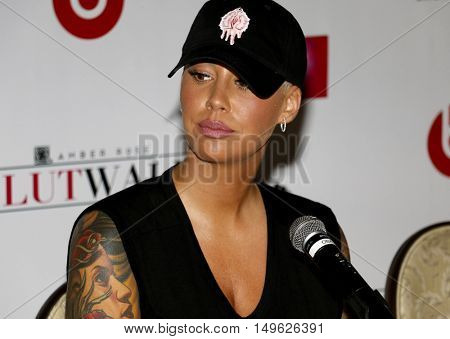 Amber Rose at the SlutWalk Festival Press Conference held at the Four Seasons Hotel in Beverly Hills, USA on September 29, 2016.