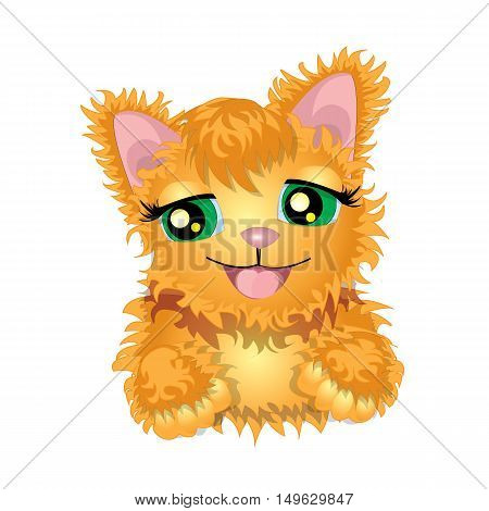 Ginger kitten vector illustration
Vector illustration for creativity and entertainment