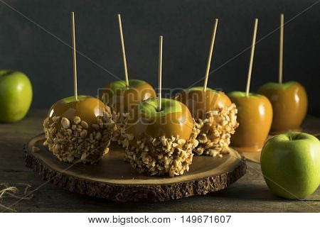 Homemade Organic Candy Taffy Apples