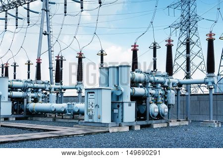 Electric power production equipment in electric power substation
