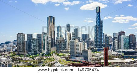 A view of the Melbourne skyline / cityscape, Australia