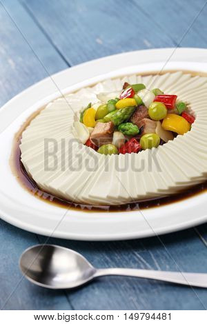 one thousand leaves tofu, chinese bean curd cuisine