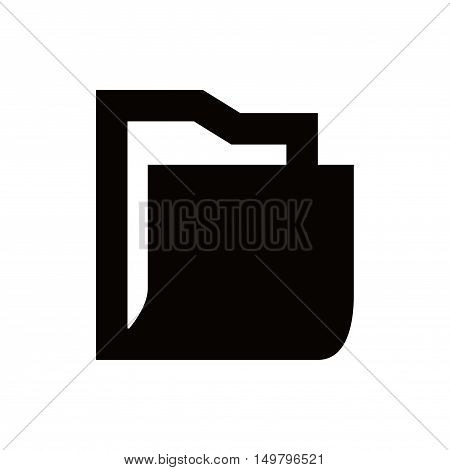 folder icon stock vector illustration flat design