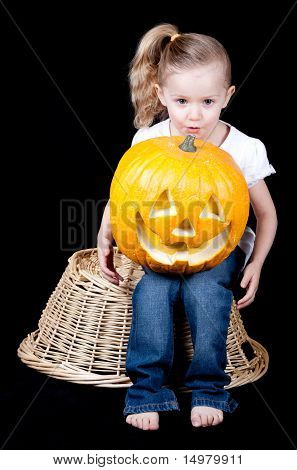 Pumpkin On Lap