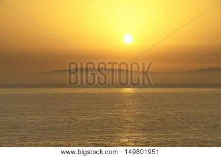 Ocean sanset view Tenerife, Canary Islands, Spain