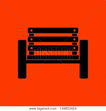 Tennis Player Bench Icon