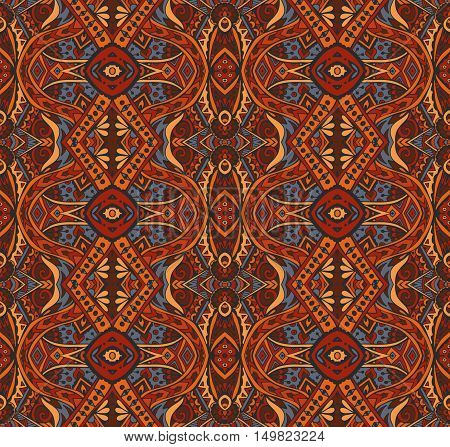 tribal ethnic bohemia fashion abstract floral indian pattern