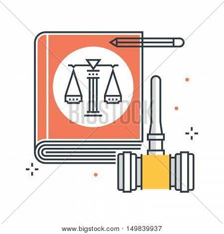 Law Book Illustration