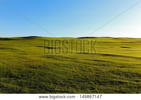 A photo similar to the windows xp landscape