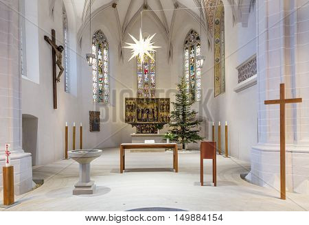 Inside Famous St. Petri - Pauli Church In Eisleben