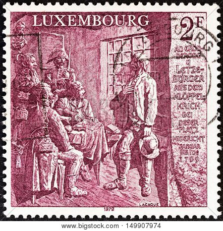 LUXEMBOURG - CIRCA 1979: A stamp printed in Luxembourg from the 