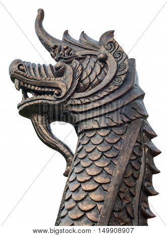 King of Nagas isolated with clipping path