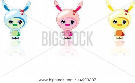 Bunny bebekler