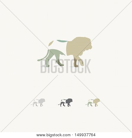 Lion logo, colorful lion, king vector, tiger, animal vector