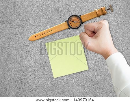 Do not forget the meeting or the appointment.