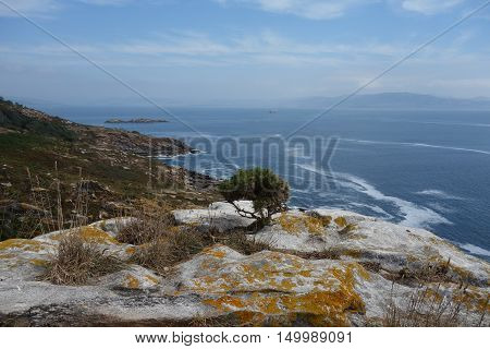 Image of Cies Islands in Vigo, Spain