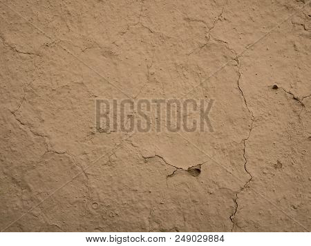 Texture Of Clay Wall From Clay House