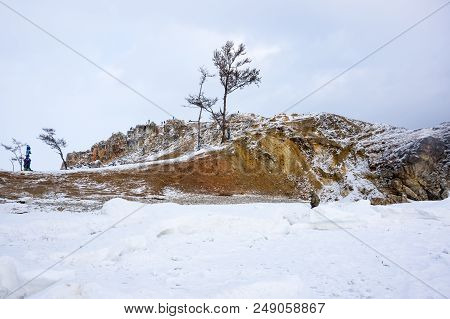 View Of Lake Baikal, The Deepest And Largest Freshwater Lake By Volume In The World, Located In Sout