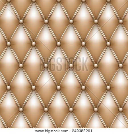 Stock Vector Illustration Leather Upholstery. Genuine Leather. Luxury Background. Eps 10