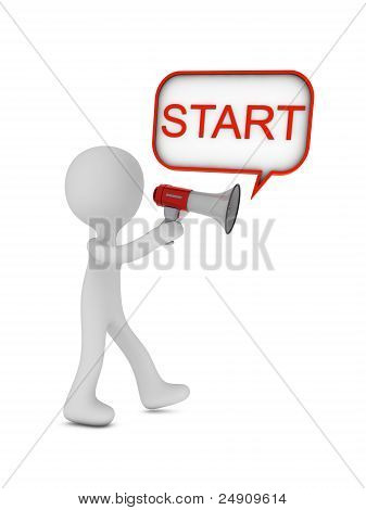 start message