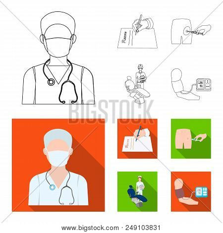 Intramuscular Injection, Prescription, Dentist, Blood Pressure Measurement. Medicineset Collection I