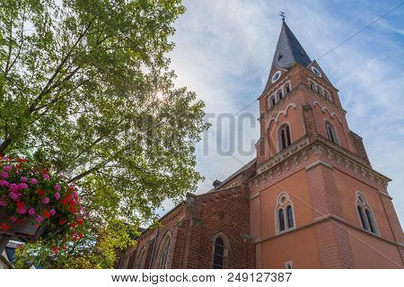 Church Schweich At Moselle Germany Europe Panorama Picture
