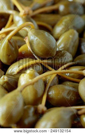 Pickled Caper Berries .
