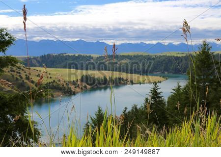 Summer At Flathead Lake In Polson, Mt