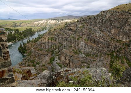 Kerr Dam By Flathead Lake In Polson, Mt
