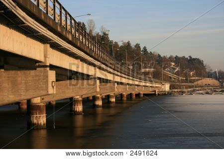 E18 Road In BæRum, Norway
