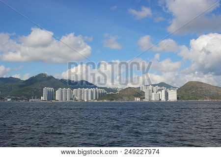 From East Lamma Channel View Of Hk