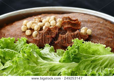 Cig Kofte, A Raw Meat Dish In Turkish, Cig Kofte / Turkish Food