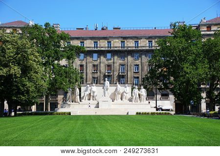 Kossuth Memorial, a public monument dedicated to former Hungarian Regent-President Lajos Kossuth, Budapest, Hungary, Europe